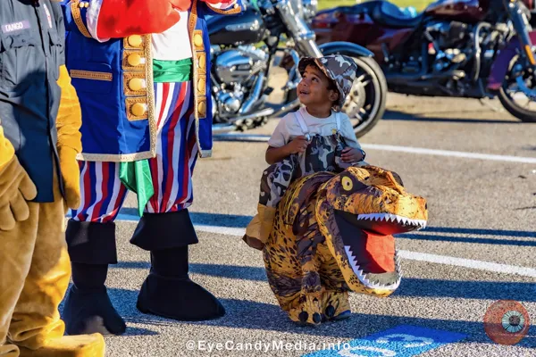 Toddler T-Rex & Pirate Mascot