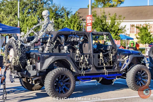 Skeleton Invasion Custom Jeep